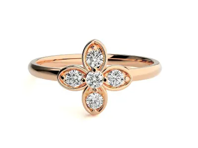 Women ring 3D print model 134