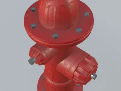 Old Fire Hydrant 3D model