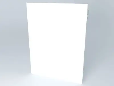 Door hinge dynamic preção Components Free 3D model