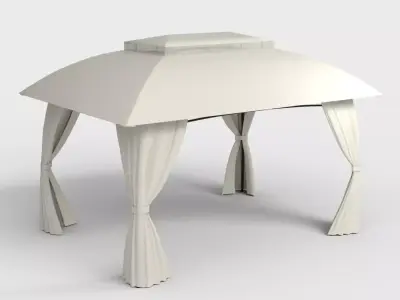 PATIO GAZIBO CANOPY Low-poly 3D model