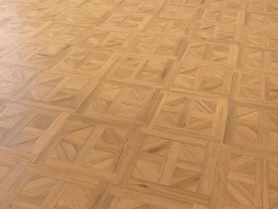 Parquet - Laminate - Wooden floor Low-poly 3D model 26
