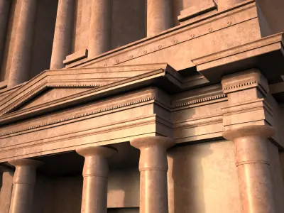 Petra Al Khazneh or The Treasury at Petra 3D model