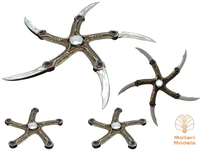 The ULTIMATE Krull Glaive II 3D print model