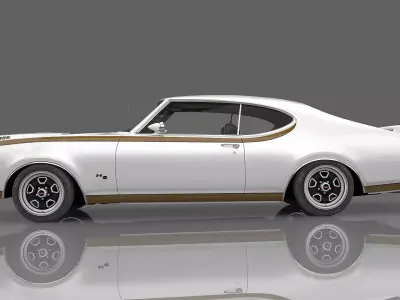 1969 Oldsmobile Hurst-Olds 442 3D model