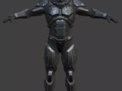 Astronaut Spacesuit 3D Model 3D model