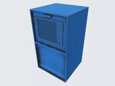 Newspaper Stand 3D model