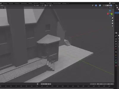 House 3D fbx 3D model