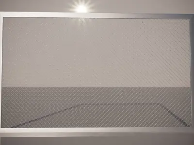 Fence 05 Low-poly 3D model