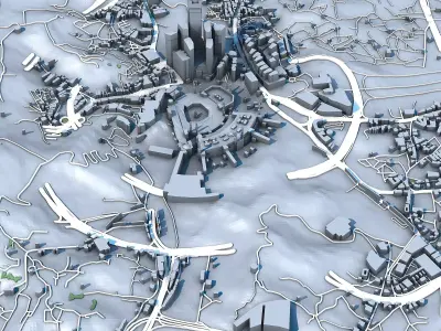 Makkah City in Saudi Arabia 3D model