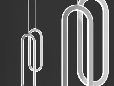 Proton pendant lights 3D model