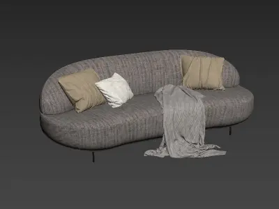 modern sofa chair  3D model