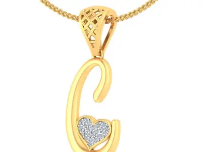 26 Alphabets letter Pendant Collection 3dm stl printable  3D print model