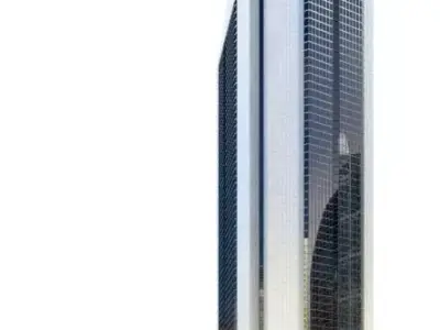 Modern Glass Skyscraper 3D model