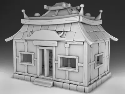House chinese 3D print model