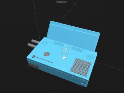 computer 3D print model