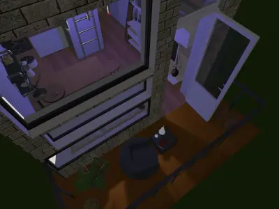 the batman house 3D model