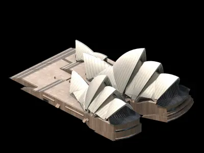Future World - Sydney Opera House 3D model