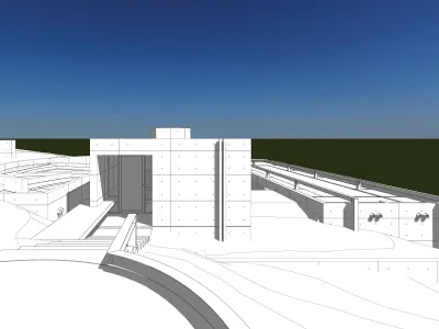 Tadao Ando - Koshino House 3D model