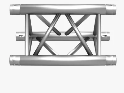 Triangular Truss Straight Segment 71 3D model