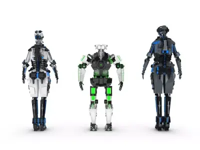 Sci-Fi Characters Pack 3D model