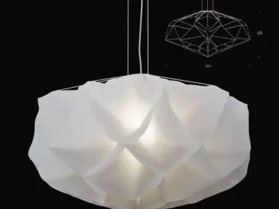 FontanaArte Albedo Chandelier 3D model