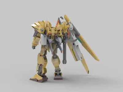Hyaku Shiki Wing Attack 3D model