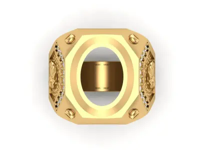 Jewelry ring 443 3D print model