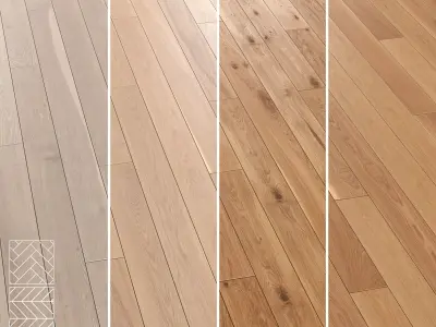 Boen Parquet Wood Floor Collection - 5 Pro Layouts - 4K Textures Texture
