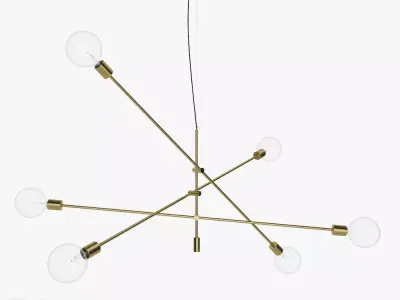 Mobile Chandelier Grand pendant light by West Elm 3D model