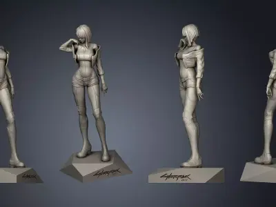 Lucy Cyberpunk 2077 3D print model