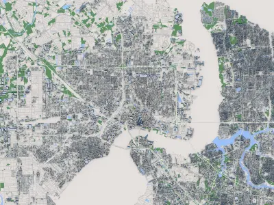 Jacksonville City Florida 3D model