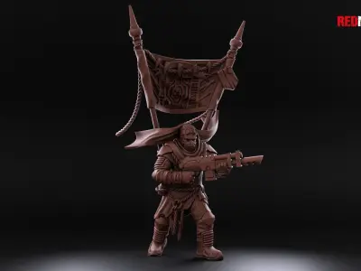 Desert Raiders - Command Squad of the Imperial Force 3D print model