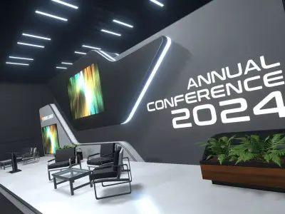 3D Showroom Level Kit Vol 16 Low-poly 3D model