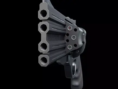 simgun Low-poly 3D model