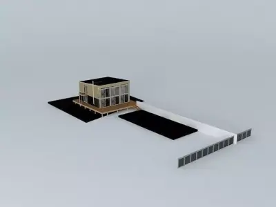 Cube Contemporary Free 3D model