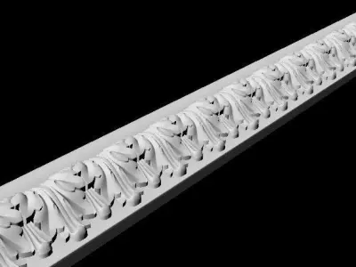 carved mirror 3D model 17