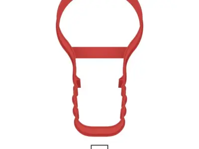 Light Bulb Addison cookie cutter for professional Free 3D print model