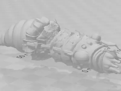 Star Trek Lower Decks nacelle sucker from intro 3D print model