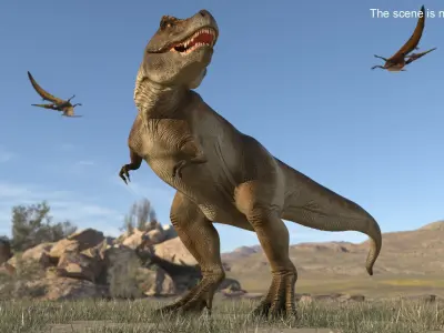  Tyrannosaurus Rex Standing Pose 
