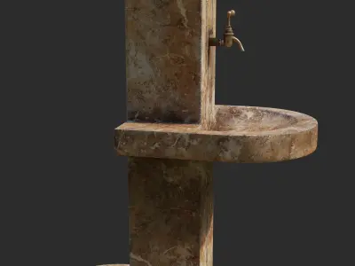 Drinking Fountain 3D model