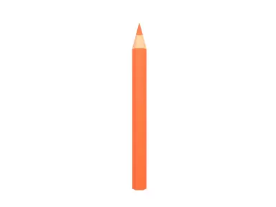 Colored Pencils v1 011 Low-poly 3D model