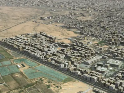 Arab City 3D model
