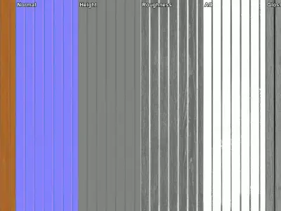 Wooden Slat Wall Texture