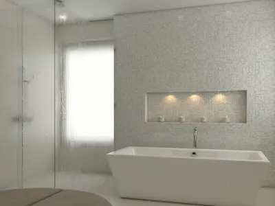  Modern Bathroom 1 3D model