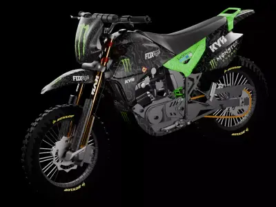 Enduro MotorBike Dirtbike Race Edition 3D model