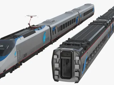  Amtrak Acela Express Train 