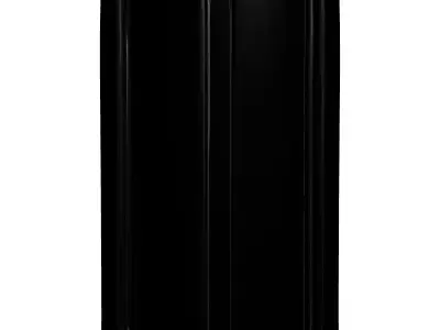 Sleek Industrial Component Low-poly 3D model