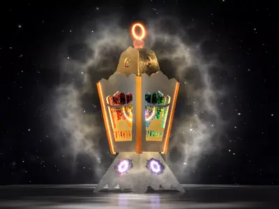 Ramadan lantern 2023 Free 3D model