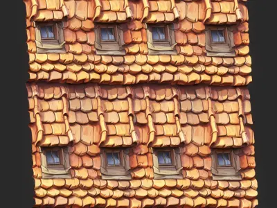 Stylized Roof Seamless Texture  Texture