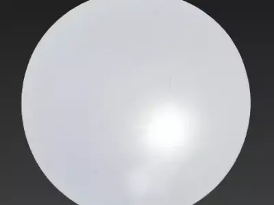 Round LED Downlight Ceiling Light 3D model